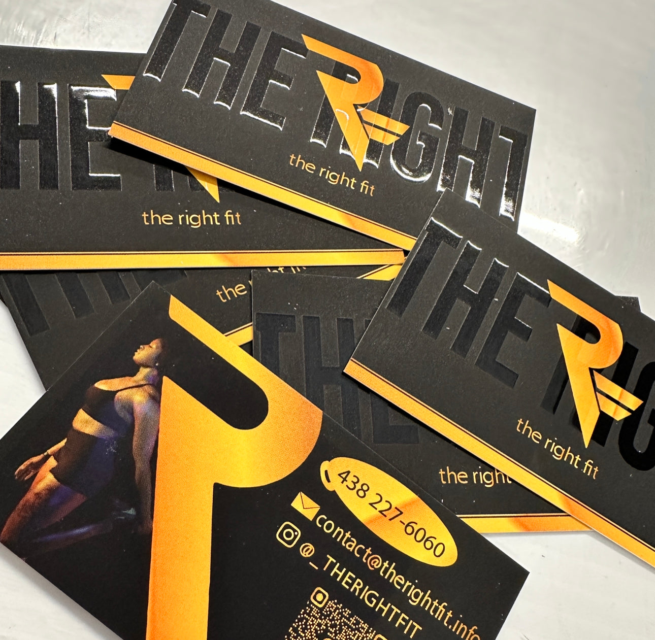 Soft touch Lamination + SPOT UV Business Cards