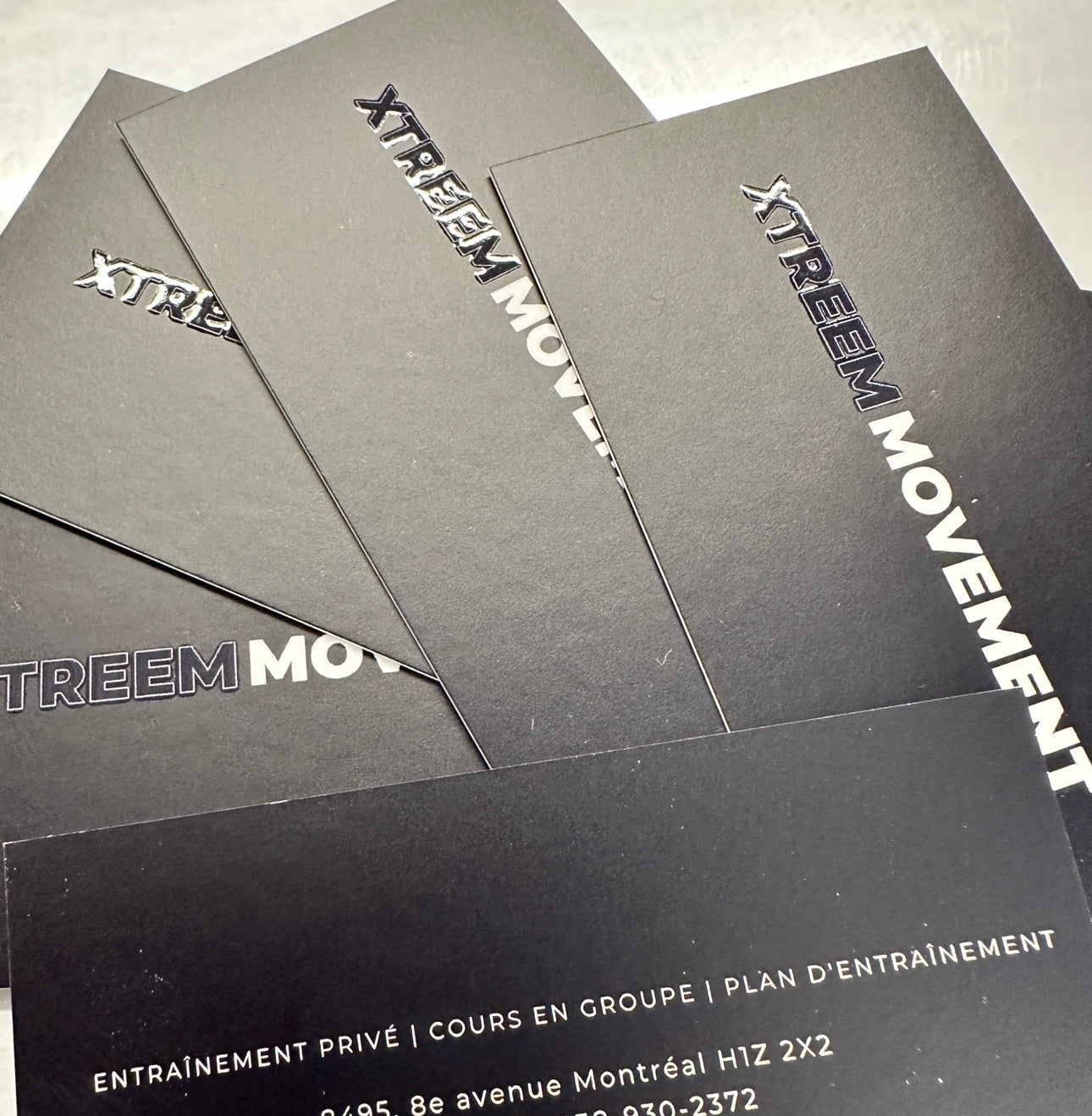 Soft touch Lamination + SPOT UV Business Cards