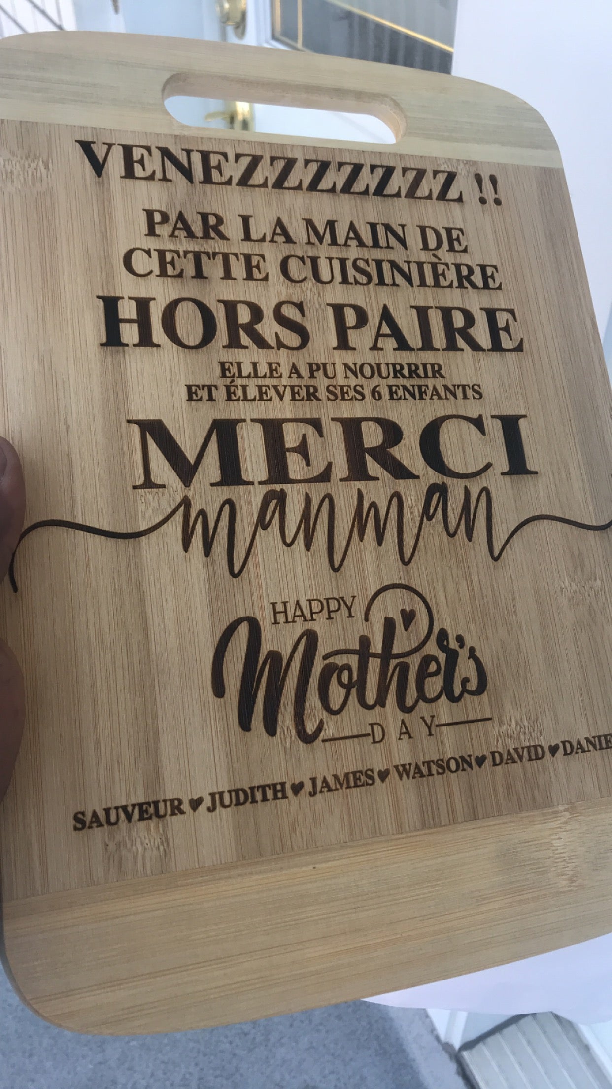 Engraved Cutting Board