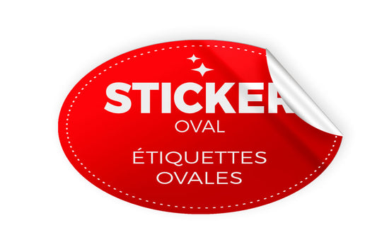 Oval Stickers