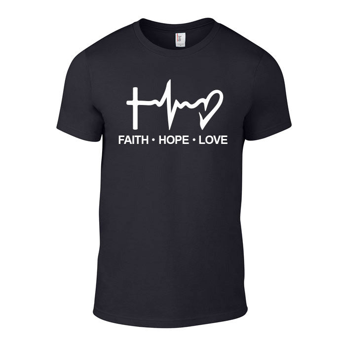 T-Shirt Faith Love Hope