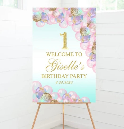Party Welcome Sign
