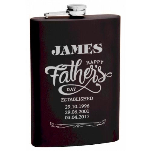 Engraved Flask