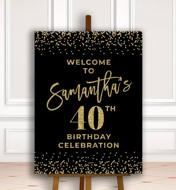 Party Welcome Sign