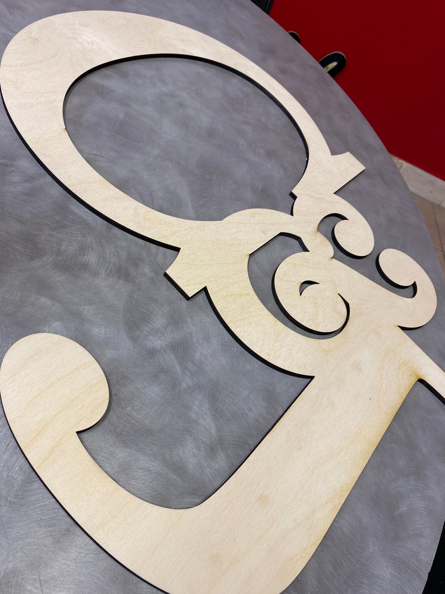 Laser Cut on Wood 1/8 or 1/4