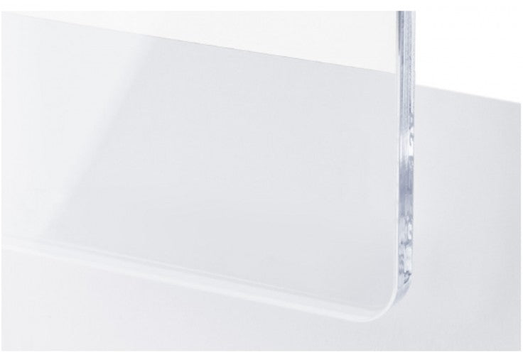 Clear, White or Black Acrylic 1/8