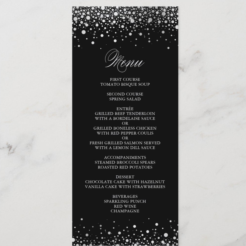 Wedding Menu Cards