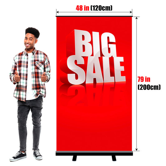 Roll Up Banner 48" x 79"