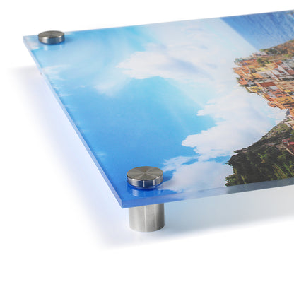 Acrylic Mirror /UV print with white