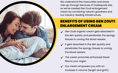 Gen Zouti - Organic Penis Enlargement Cream - Active Formula