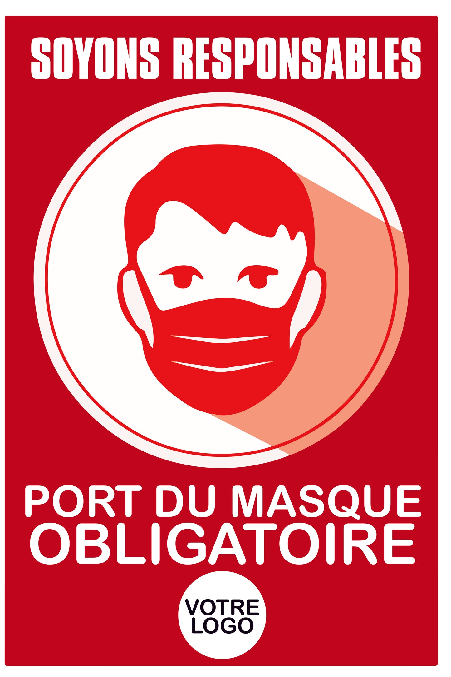 Mask required poster / Affiche port du masque OBLIGATOIRE
