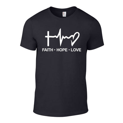 T-Shirt Faith Love Hope
