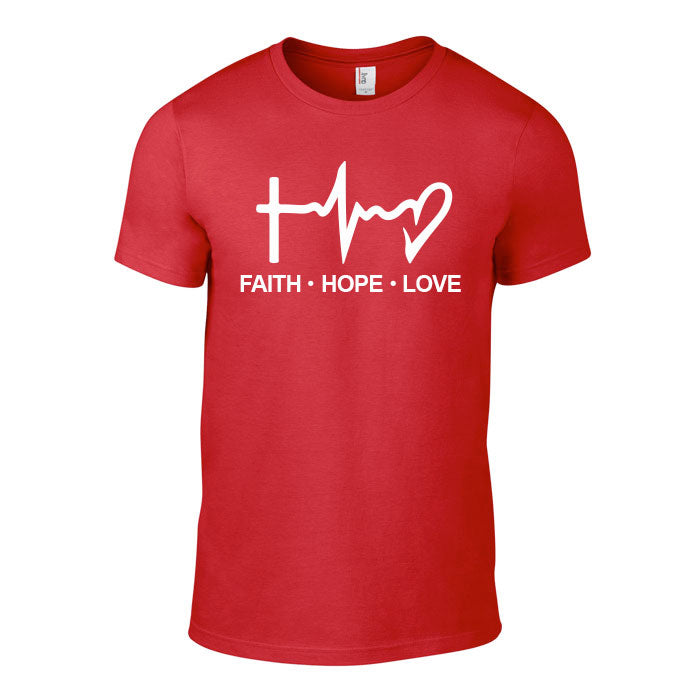 T-Shirt Faith Love Hope
