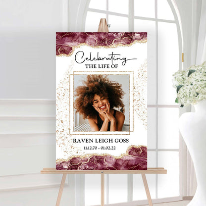 Funeral Welcome Sign (per unit)