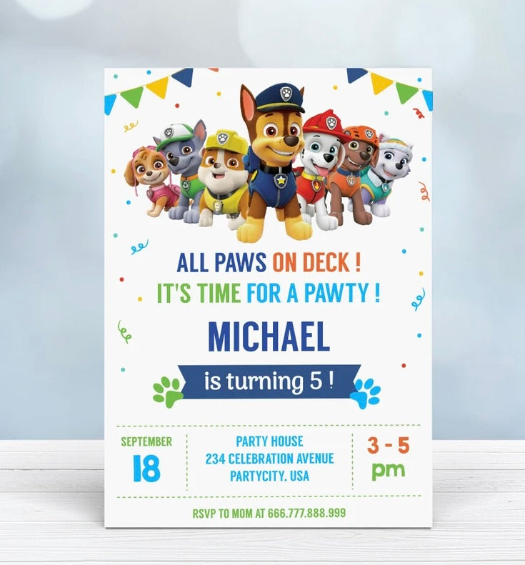 Party invitations