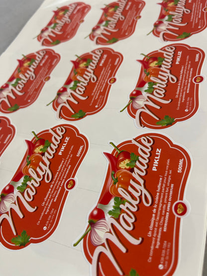 Die / kiss Cut Stickers