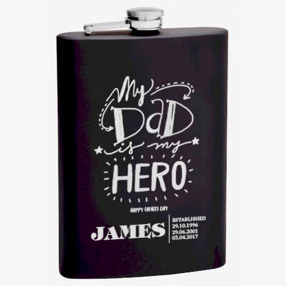 Engraved Flask