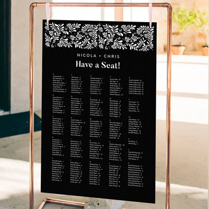 Seating Chart Foamboard / Coroplast